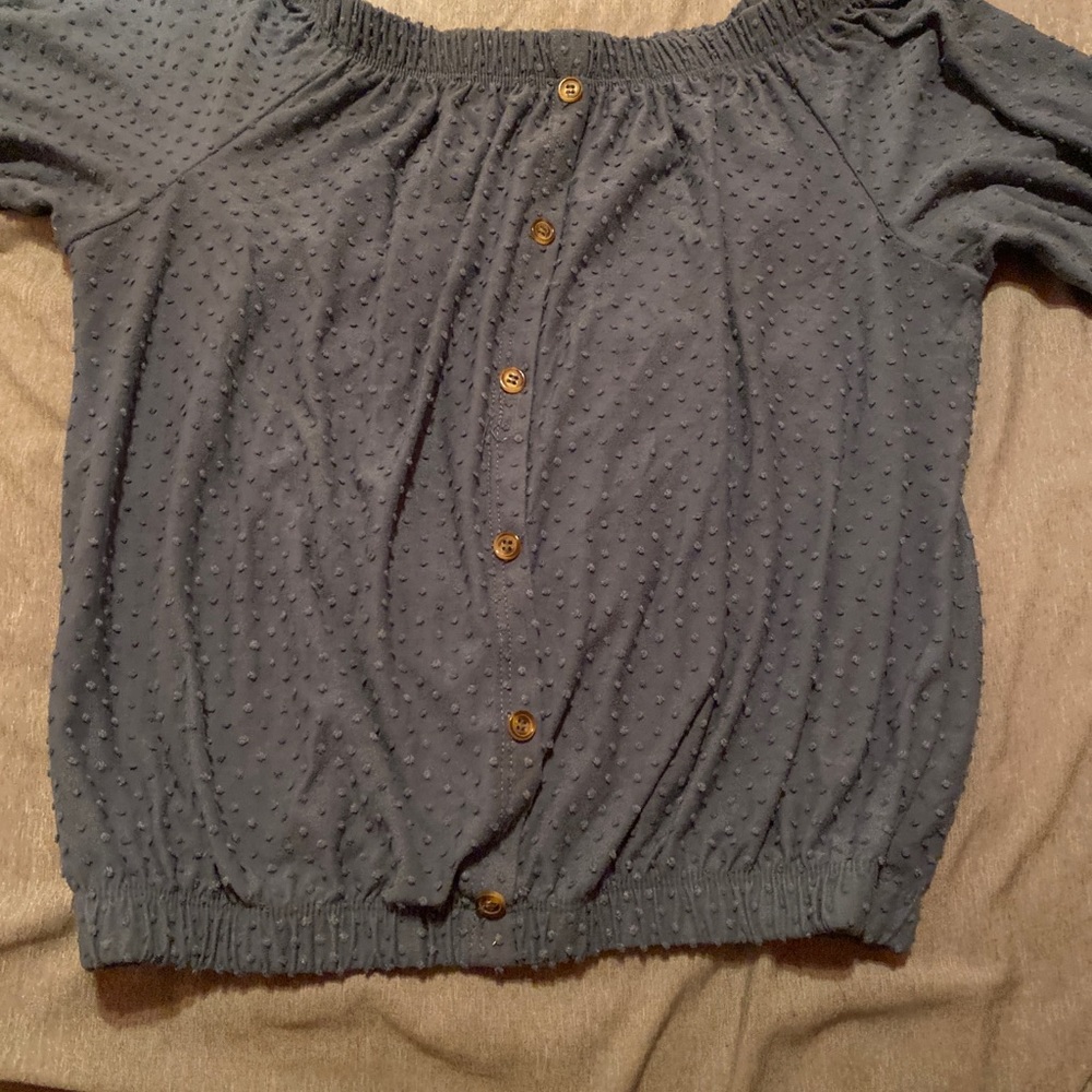 Off the shoulder shirt